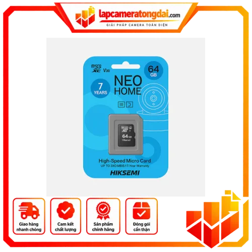 THẺ HIKSEMI 64GB XANH