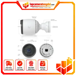Thiết bị camera IP UniFi mã UVC-G6-Bullet-W hiệu Ubiquiti