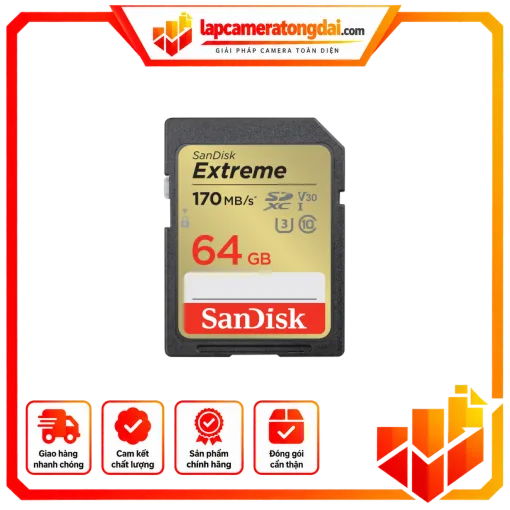 Thẻ nhớ Sandisk 64GB – THESD64