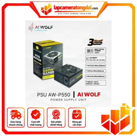 NGUỒN AIWOLF AW-P550 ( 550W )