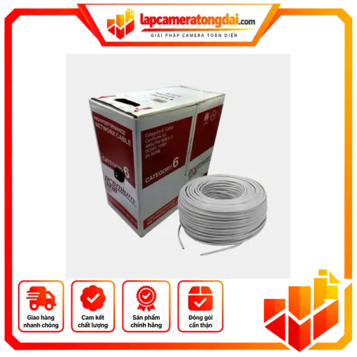 Cáp mạng Cat 6 PVC Premium Line 305m – Cat6 Premium
