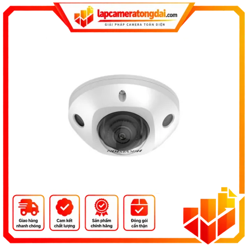 Camera IP Dome 4MP Hikvision DS-2CD2543G2-IWS