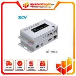 Hộp nối dài HDMI 150m->Lan+USB mini DTECH DT-7054A 2nd AM IR