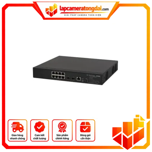 Thiết bị chuyển mạch H3C S5130S-10MS-UPWR-EI; Hiệu H3C