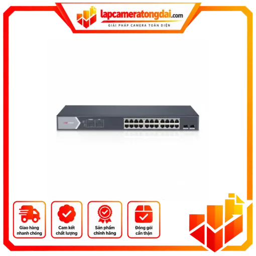 SWITCH POE HIKVISION DS-3E1526P-SI
