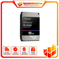 Ổ Cứng HDD WD Ultrastar 18TB SATA iii 3.5 inch DC HC555 WUH722018CLE6L4