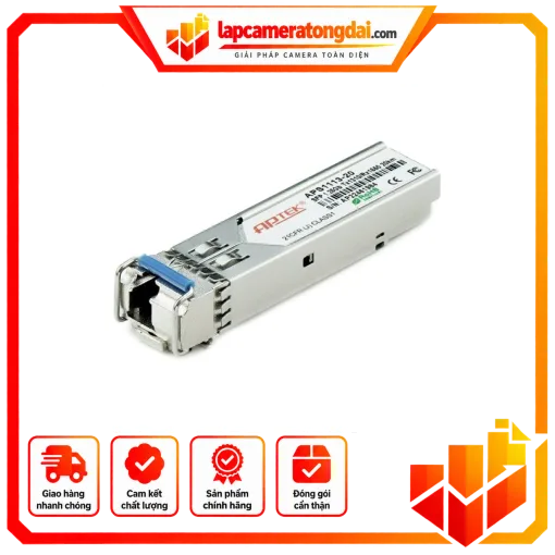 APS1113-20 APTEK SFP 1.25Gbps, DDM, Tx1310/Rx1550 (A), Single Mode, 1 sợi, 20km , đầu LC – APS113-20