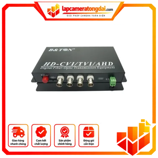 4 x TVI/CVI/AHD forward video + 1 x return RS485 data BT-HD4V1DF-T/R