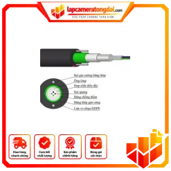 Cáp quang ngầm luồn ống DAC8 Sacom – CQ8SACOM