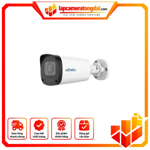 Camera IP thân hồng ngoại 4.0 MP Advidia M-49-V-V2