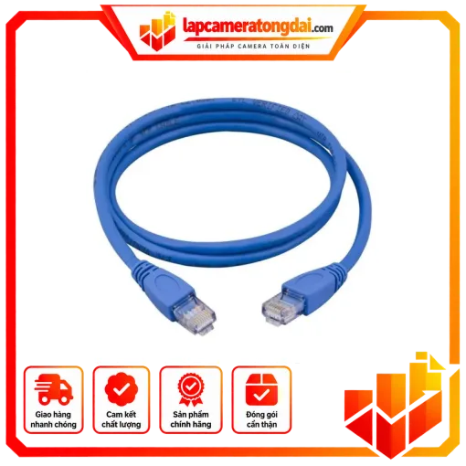 Dây cat6 utp 1,5m màu xanh – 1.5mma