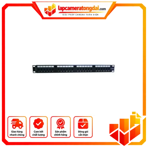 Patch panel 24 port Premium Line CAT6