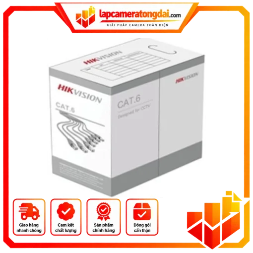 Cáp mạng CAT6 Hikvision DS-1LN6UZC0
