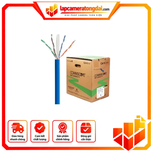 Cáp mạng CommScope CAT6 4 đôi UTP (1427071-6)