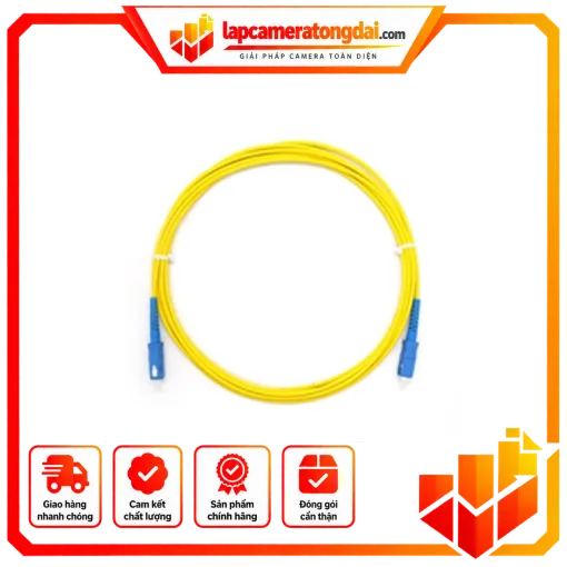 Dây nhảy quang single mode SC-SC simplex dài 3m