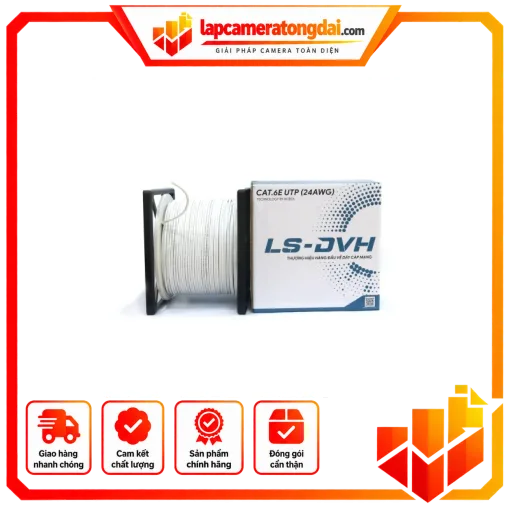 Cáp mạng Việt Hàn CAT 6E.UTP 24AWG (305m)
