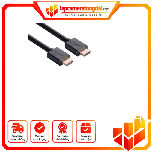 Cáp HDMI dài 15m chuẩn 1.4 hỗ trợ Full HD 4Kx2K (HD104) Ugreen 10111