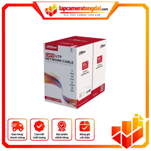 Cáp mạng CAT6 UTP DAHUA DH-PFM920I-6UN-CN