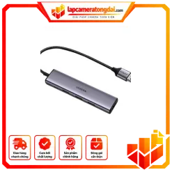 Bộ chia Hub USB 3.0 4 cổng màu đen Ugreen (20805) – BCH20805