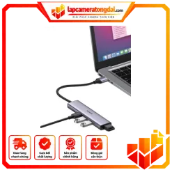 Bộ chia Hub USB 3.0 4 cổng màu đen Ugreen (20805) – BCH20805