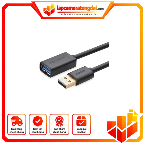 Dây USB 3.0 nối dài 1.5M Ugreen (30126) – D30216