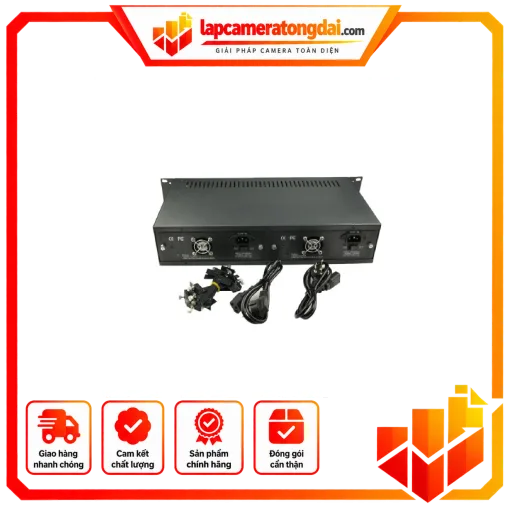 Khe cắm Media Converter, Hỗ trợ 2 nguồn AC110V-220V BT-EF14-D220 B&TON