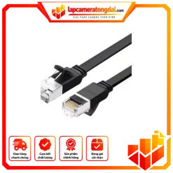 Cáp mạng bấm sẵn UTP CAT6 dẹt 1M (NW101) Ugreen 50184 – CUG50184