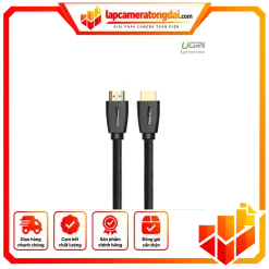 Dây HDMI 2.0 đồng 100%, 19+1 dài 10M, màu đen Ugreen (40414)