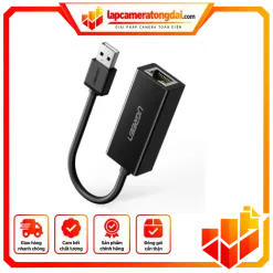 Cáp chuyển USB A 2.0 sang LAN RJ45 100Mbps (CR110) Ugreen 20254 – CAP20254
