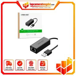 Cáp chuyển USB A 2.0 sang LAN RJ45 100Mbps (CR110) Ugreen 20254 – CAP20254