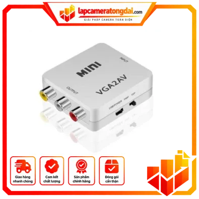 Box Chuyển VGA ra AV