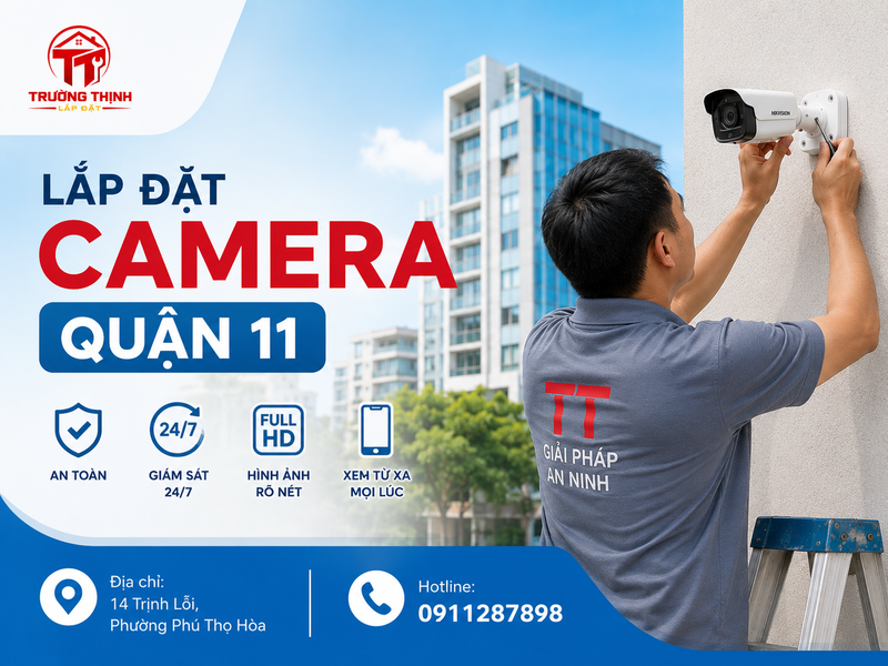 Lắp đặt camera Quận 11
