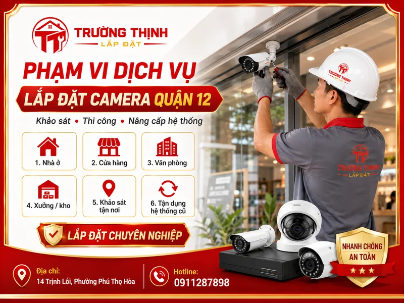 Phạm vi dịch vụ tại Quận 12
